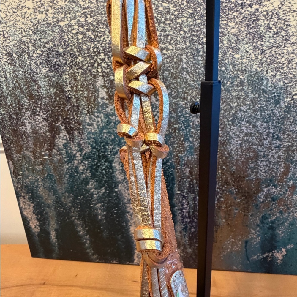 Belt - Metallic Gold Braided, Women’s‎ size S/M - Picture 6 of 11